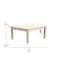 Flash Furniture 20.75 in W, 47 in L, 14.5 in H, Beechwood, Birch Plywood, Beech MK-ME088016-GG - alternate 4